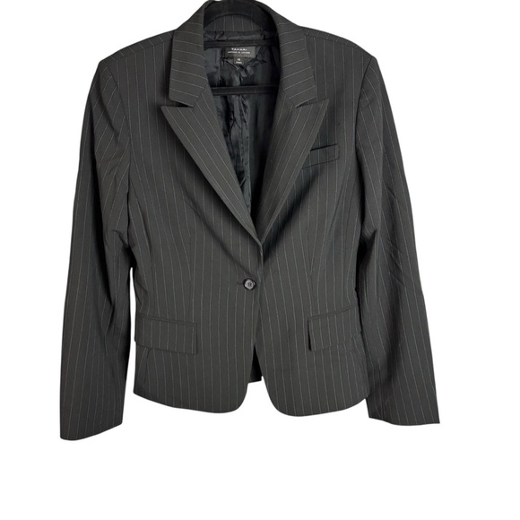 Tahari ASL Black Blazer with Notched Lapel - Picture 1 of 3